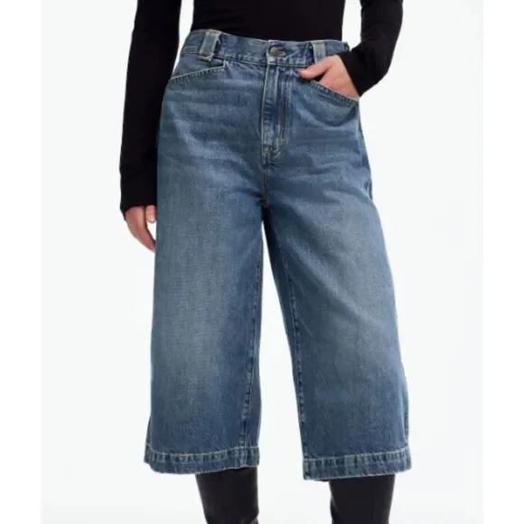 Madewell Jeans Madewell Denim Culottes Size 32 Nwt Poshmark